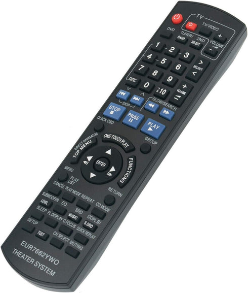 AIDITIYMI EUR7662YW0 Replacement Remote Control Compatible with Panasonic DVD Home Theater Sound System