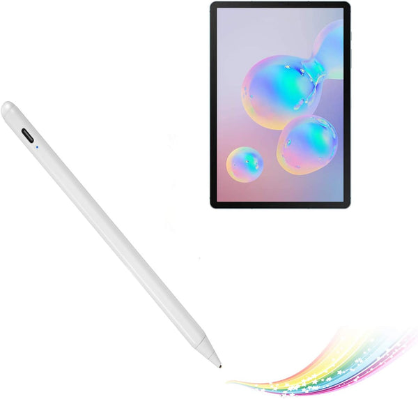 Electronic Stylus for Samsung Galaxy Tab S6/S7/S8/S9 Ultra, Active Capacitive Pencil for Drawing and Writing, White