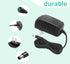 12V 2A AC Adapter, 100-240V AC to DC 50-60Hz, 12 Volt 2 Amps 24W Power Supply Converter for LED Light Security CCTV