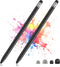2 Pack Stylus Pens for Touch Screens, High Sensitivity Precision Capacitive Stylus Pen (Black) Compatible with iPad