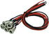 FILSHU DC Power Jack Socket - 5.5 x 2.5 MM Threaded Female Mount Connector Adapter with 30CM 18AWG Cable
