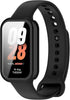 Xiaomi Smart Band 8 Active/Redmi Band 2 Protective Case Cover - Soft TPU Shell for Smartwatch Accessories (Black)