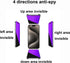 2 Pack 360 Degree Anti-blue Privacy Tempered Glass for iPhone 15 Pro Max Anti-Spy 4 Directions Screen Protector Film 4 Sides Anti-Peeping 6.7 inch