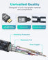 8K 10ft (3 Pack) 48Gbps 2.1 8K@60Hz, 4K@120Hz, 10K, 2K, 3D, 2.2, 4:4:4, Yauhody HDMI Cable High Speed HDMI Cord
