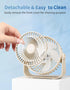 TriPole 4.5 Inches USB Desk Fan, Portable Mini Fan with 3 Speeds and 360° Head Rotation for Home Office Indoor Outdoor
