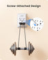 LENCENT 2 Prong Power Strip, 3 to 2 Prong Outlet Adapter, Surge Protector, Compact Wall Plug Splitter Tap for
