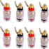 4mm Banana Plug Socket Connector Binding Post for Amplifier Speaker Terminal in-Wall Plate (8-Pack)
