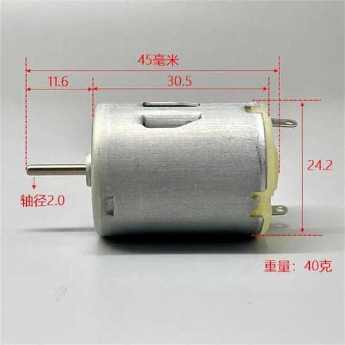 UJEHKUQ RC-280SA-20120 280 3V 3.7V 4.8V 6V 7889RPM 24mm Micro Motor DC High Speed Mini Electric Motor DIY Hobby Toy Car