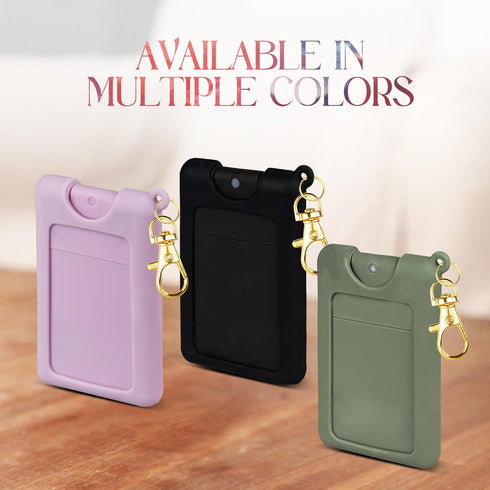 VANEST Silicone Case Compatible with Noshinku Pocket Hand Sanitizer, Protective Case with Keychain for Refillable