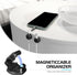 Magnetic Cable Clips, Self-Adhesive Cord Holder, Smooth Adjustable Wire Keeper for Desk, Nightstand, Home, Office