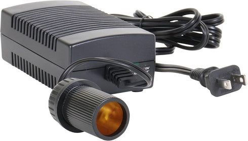Koolatron 110 Volt AC to 12 Volt DC Power Adapter, 12V 5A DC Power Converter, Black, 6 Ft Cord