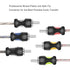 RCI620 100% 20ft 6-Channel RECOIL Oxygen Free Copper RCA Audio Cable, Twisted Pair with Noise Reduction