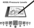 Black Smart Paper Pen - Stylus for Lenovo Smart Paper, 4096 Pressure Levels, Includes 5 Tips/Nibs