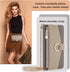 Asuwish iPhone 12 Pro Wallet Case: Gray Flip Cover with Screen Protector, Card Holder, Strap & Stand for Women & Girls.
