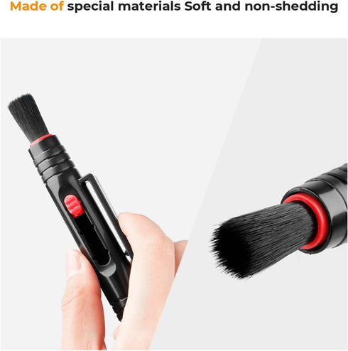 K&F Concept Professional Lens Cleaning Pen*3, Soft Brush, Carbon Head for Canon, Nikon, Sony Digital Camera Cleaning