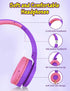 Kids Headphones with Microphone, Wired Over Ear Headsets with Limited Volume for Boys Girls Teens Online School/Travel