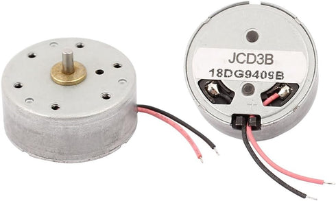 Aexit 2Pcs DC Accessories 3-5V 7500RPM 2 Wired Micro DC Motor for Remote
