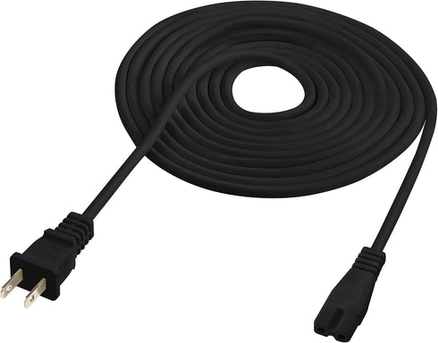 Vebner 17-Foot 2-Prong 17-Foot) Extra Long Polarized Power Cord Compatible with Select Vizio, Insignia, JVC TV LED