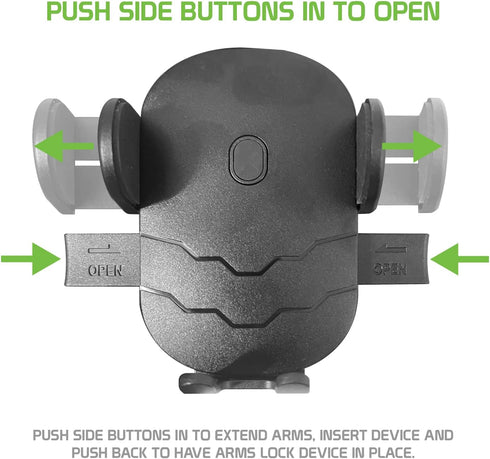 Cellet Dashboard Phone Mount, Reusable Suction Cup Holder with 360 Degree Rotation and Extendable 270 Degree Arm