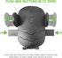 Cellet Dashboard Phone Mount, Reusable Suction Cup Holder with 360 Degree Rotation and Extendable 270 Degree Arm