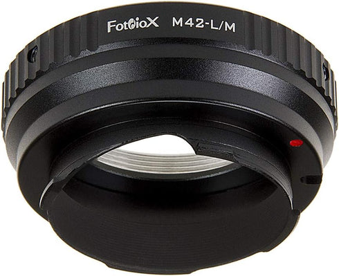 Fotodiox Lens Mount Adapter with Leica 6-Bit M-Coding, M42 Type 2 (42mm x1 Screw Mount) Lens to Leica M Mount