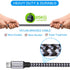 TAKAGI 3-Pack USB Type C Cable 6ft, 3A Fast Charging, Nylon Braided, Compatible with Galaxy S20, iPhone 15/15 Pro Max.