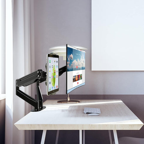 Pholiten Universal VESA Mount Adapter for Tablets, 2-in-1 Laptops, 15.6 inch Monitors & Phone, ESA 100x100