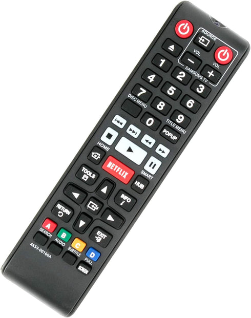 Replacement Remote Control AK59-00166A for Samsung Blu-ray Player BD-FM59C/ZA BD-FM59/ZA BD-F5900/ZA BD-F7500/ZA
