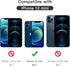 JETech 3-Pack Full Coverage Screen Protector for iPhone 12 mini (5.4-Inch) HD Clear, 9H Tempered Glass Film
