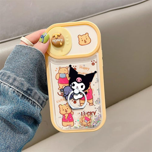 Phone Ring Holder Stand, Cartoon Kitty 360 Rotation Finger Grip for Cellphones, Smartphones and Tablets