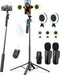 Yeaki Vlogging Kit for iPhone/Android, 63Auto Face Tracking Tripod for iPhone with Light,