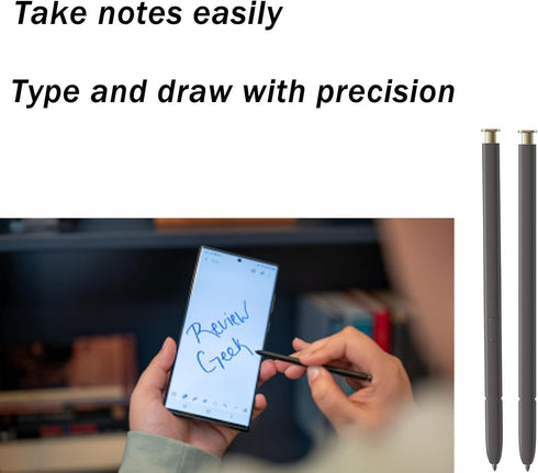 2 Pack Galaxy S24 Ultra S Pen Replacement for Samsung Galaxy S24 Ultra 5G Stylus Pen, Yellow Gold