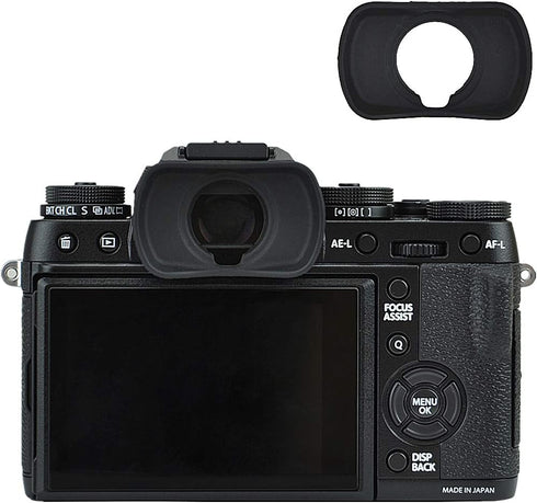 JJC Eyecup Eyepiece EF-XT L Replacement for Fuji X-H2 X-T5 X-T4 X-T3 X-T2 XT4 XT3 XT2 XT1 XH1 GFX100S GFX100 Camera