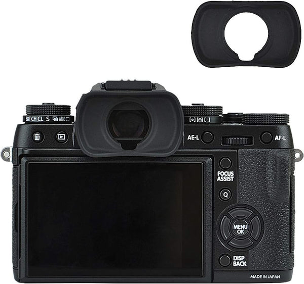 JJC Eyecup Eyepiece EF-XT L Replacement for Fuji X-H2 X-T5 X-T4 X-T3 X-T2 XT4 XT3 XT2 XT1 XH1 GFX100S GFX100 Camera