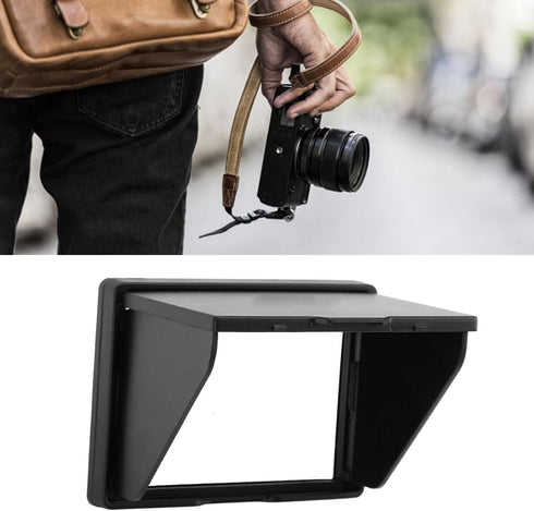 3 Inch A7 A7M2 A7R2 A7M3 A9 Camera LCD Hood Shade, ABS Folding Camera LCD Viewfinder Screen Protector Hood, LCD Video
