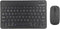 Bluetooth Keyboard Mouse Combo for PC Tablet Phone, Ultra Slim Portable Rechargeable USB Keyboard and 1600DPI Mouse