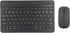 Bluetooth Keyboard Mouse Combo for PC Tablet Phone, Ultra Slim Portable Rechargeable USB Keyboard and 1600DPI Mouse