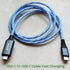 IHAO USB Type C to Type C PD 60W Fast Charging Cable, High Data Speed, LED Current Flowing, Green, 39 Inches