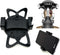 Heavy Duty Magnetic Mount Aluminum Smartphone Holder with Security Tether, Best for Motorcycle, Snow Mobile, Forklift,