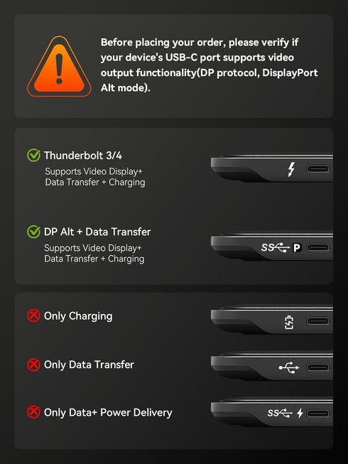 QUUGE 2 7 1 4K, 5Gbps 3.0, 3 USB2.0, Docking Station Dual Monitor HDMI, in USB C Hub with Dual HDMI PD Charging, USB