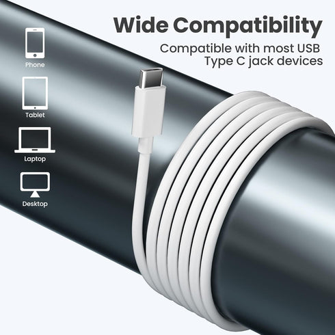 USB C Wired Headphones 4 Pack, Type C Earbuds HiFi Stereo with Microphone, Remote Control for Samsung Galaxy & More