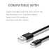 5FT Micro USB Charger Cable Cord, Replacement for HyperX Cloud Flight, Corsair Void, Razer BlackShark V2 Pro, Headsets