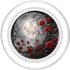 Gothic Moon Red Rose Flowers Night Floral PopSockets MagSafe PopGrip for iPhone