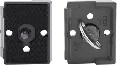 Manfrotto Quick Release Plate for 055Xprob Tripod, Compatible with 1/4" Screw Hole Camera Fit Plate