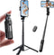 Stjiatu Mini Selfie Stick Tripod, Pocket Flex Tripod i-Phone Android Phone Grip, Portable
