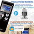 32GB Digital Voice Recorder - Voice Activated with Playback, Portable Tape Recorder for Lectures, Meetings, Interviews,