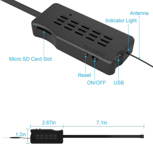 Mini Hidden Camera DIY Module, HD 1080P Spy Camera, Tiny Wireless Nanny Cam