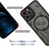 AIGOMARA Magnetic Case for iPhone 12 Pro Max, Cute Black Flower Floral Case for Women Girls, Soft TPU Bumper