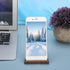 Wood Cell Phone Holder Stand for Cell Phone and Tablet Holder (Walnut)