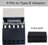 COMeap USB 2.0 to USB 3.2 Gen 1 Header Extension Adapter for Mainboard with Type E Key-A Female Socket